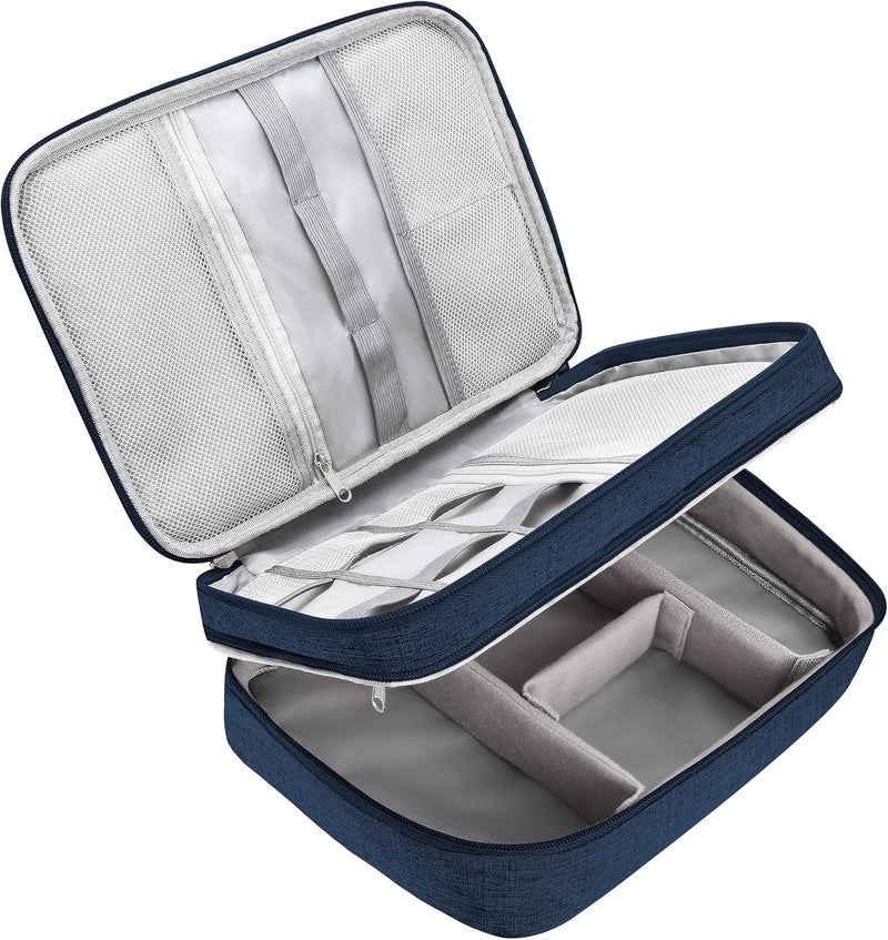 CILLA Electronics Organizer Travel, Travel Cord Organizer Case, Compact Electronics Accessories Bag for Cable, Cord, Charger, Phone - Image 1